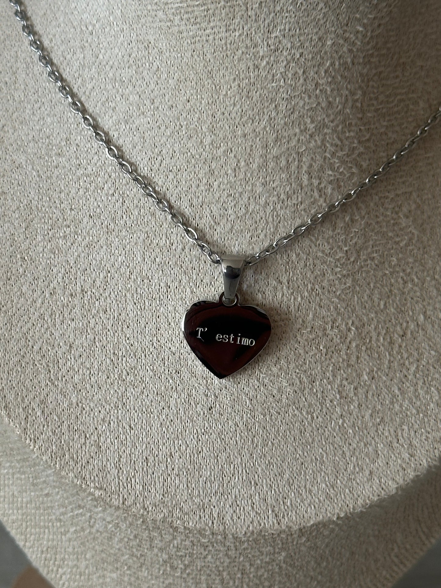 Collaret “T’estimo” (cor)