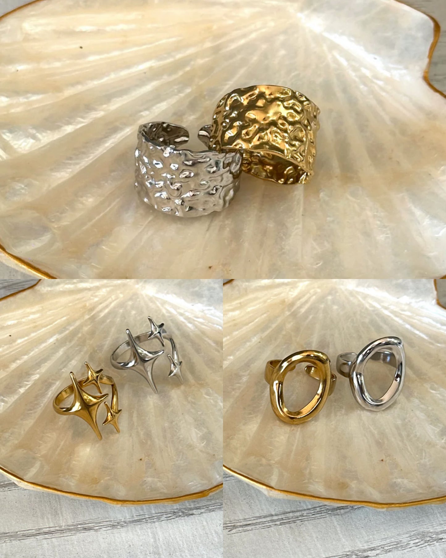 Pack 3 anillos top ventas